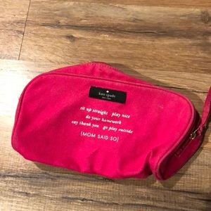 FREE KATE SPADE MAKEUP BAG